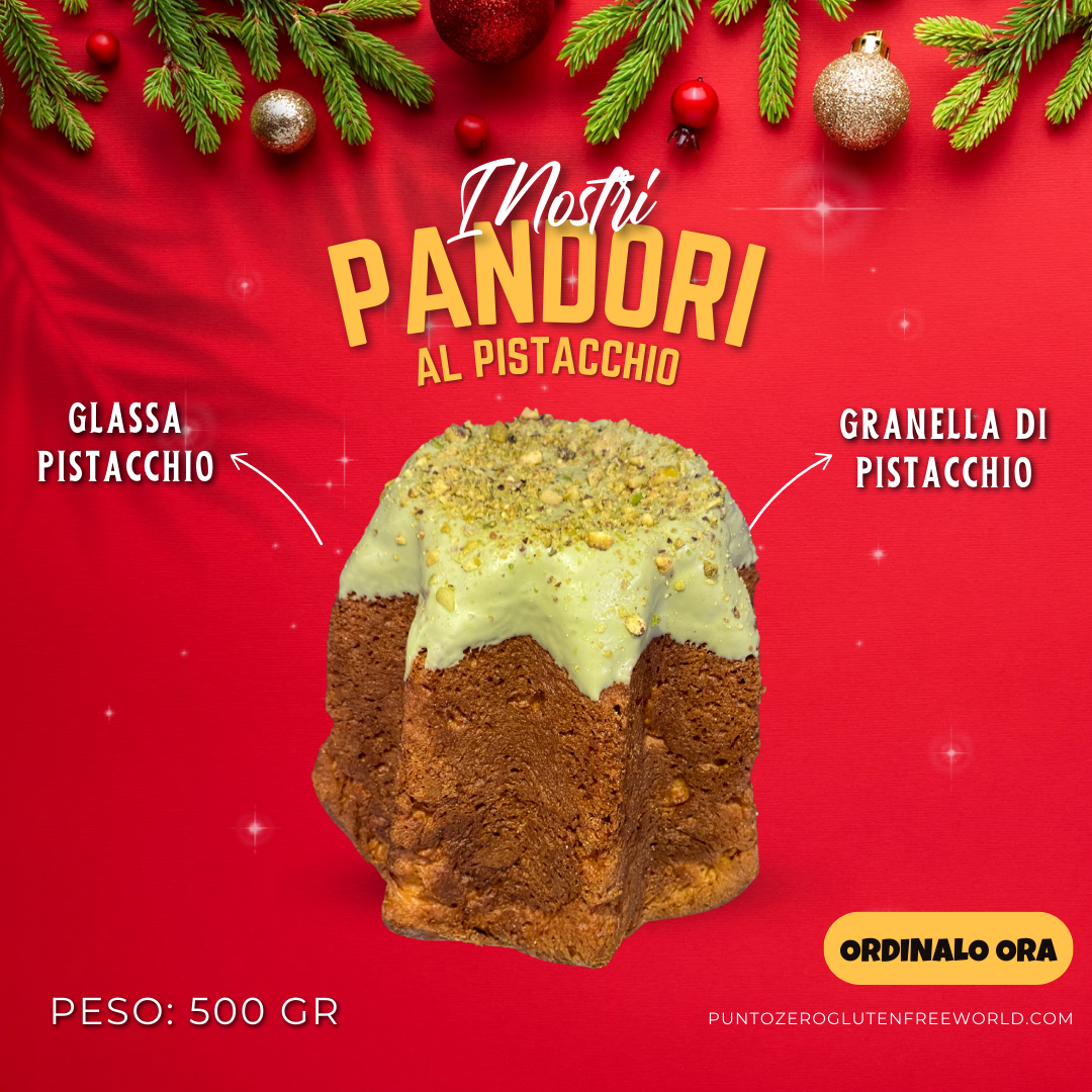 PANDORO GLASSATO PISTACCHIO