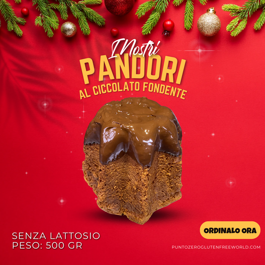 PANDORO AL CIOCCOLATO FONDENTE (Senza lattosio)